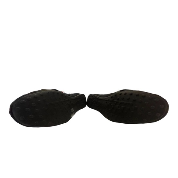 Coach Felicia women’s black flat signature jacquard loafers with silver ID logo. - Picture 6 of 9